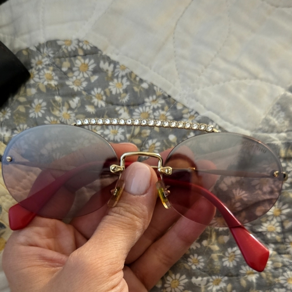 Miu miu stylish Red Sunglasses